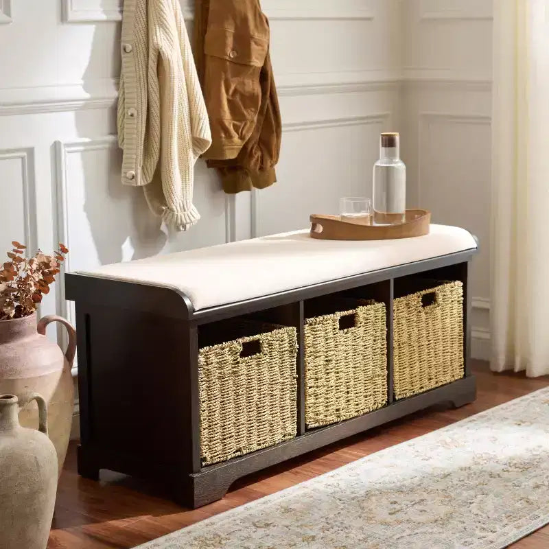 Lonan Storage Bench - AMH5733 - Safavieh Couture