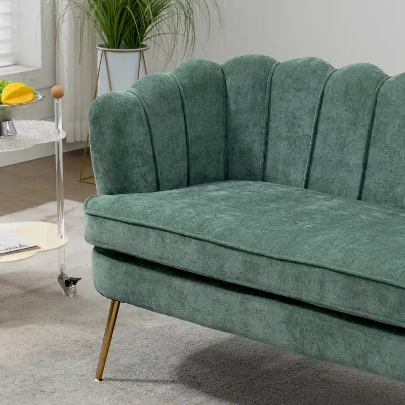 59W Mid-century Modern Tufted Loveseat Upholstered Sofa