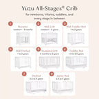 Babyletto Yuzu 8-in-1 Convertible Crib with All-Stages Conversion Kits