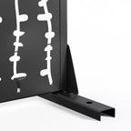 David Black Galvanized Steel Screen 183x120x40cm