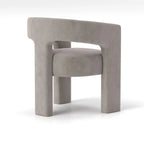 Chaise de salle à manger SEYNAR Modern Glam en velours, chaise d'appoint à dossier ouvert, lot de 6