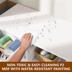 VEIKOUS Bathroom Floor Storage Cabinet with 4 Drawers