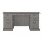 Bush Furniture Saratoga Executive Desk with Drawers and Storage