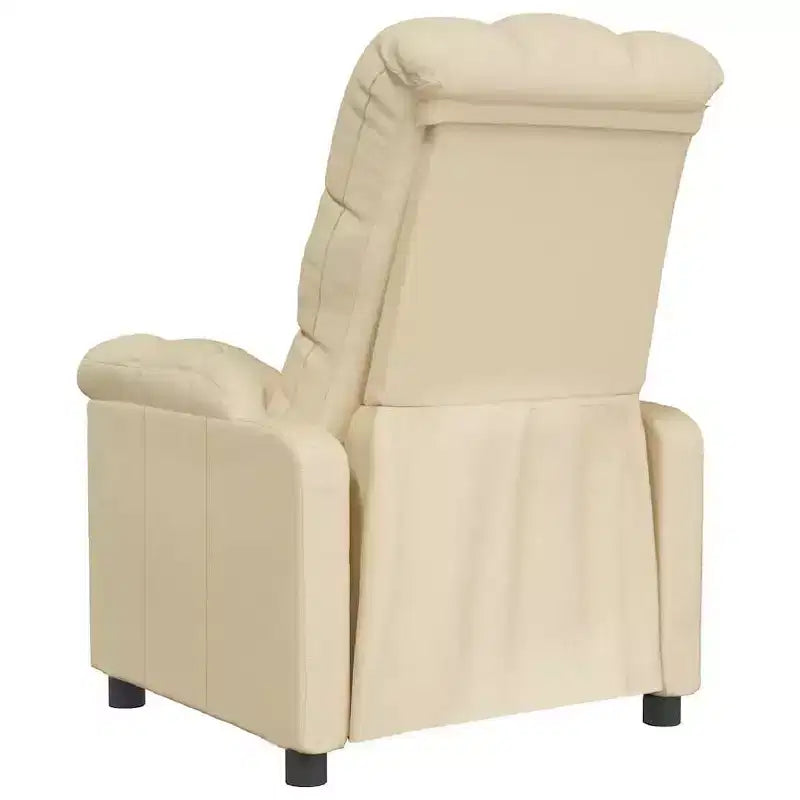 Recliner Chair with Adjustable Backrest and Footrest, Modern Lounge Chair Thick Padded Seat for Living Room & Bedroom