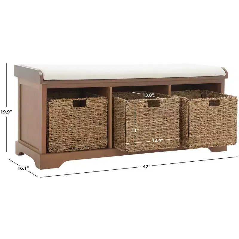 Lonan Storage Bench - AMH5733 - Safavieh Couture