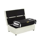 Twin Size Convertible Ottoman Sleeper Bed with Mattress - Space-Saving Guest Bed for Living Room & Apartment