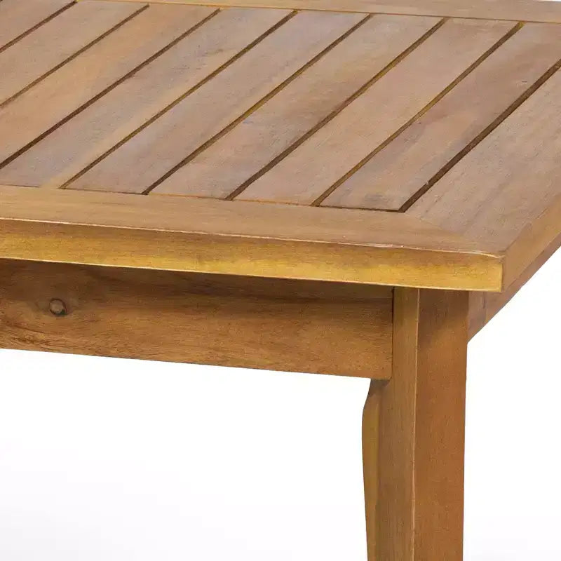 Nicholson Outdoor 4 Seater Acacia Wood Chat Set - Teak/Beige - Christopher Knight Home: Patio Conversation Set with Cushions & Coffee Table