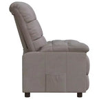 Recliner Chair with Adjustable Backrest and Footrest, Modern Lounge Chair Thick Padded Seat for Living Room & Bedroom