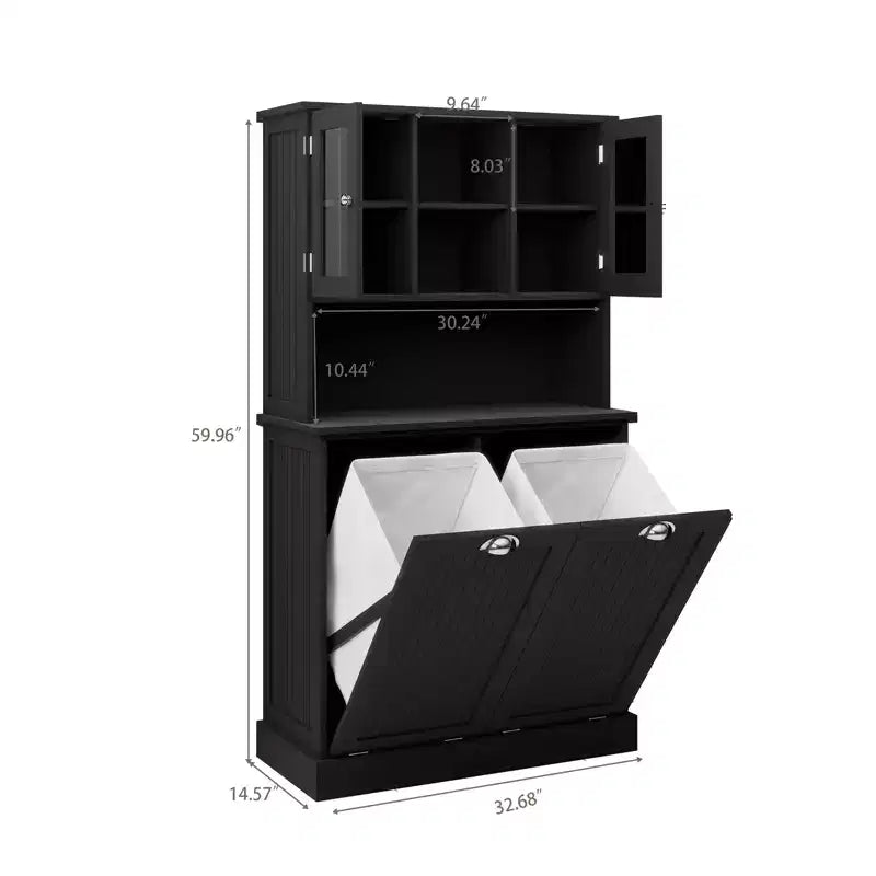 Mobiletto da bagno con cesto portabiancheria, mobile portabiancheria a scomparsa, mobiletto indipendente per la dispensa della cucina per bagno e soggiorno