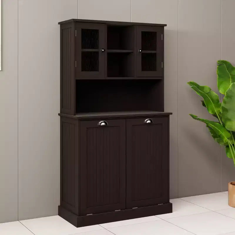 Mobiletto da bagno con cesto portabiancheria, mobile portabiancheria a scomparsa, mobiletto indipendente per la dispensa della cucina per bagno e soggiorno