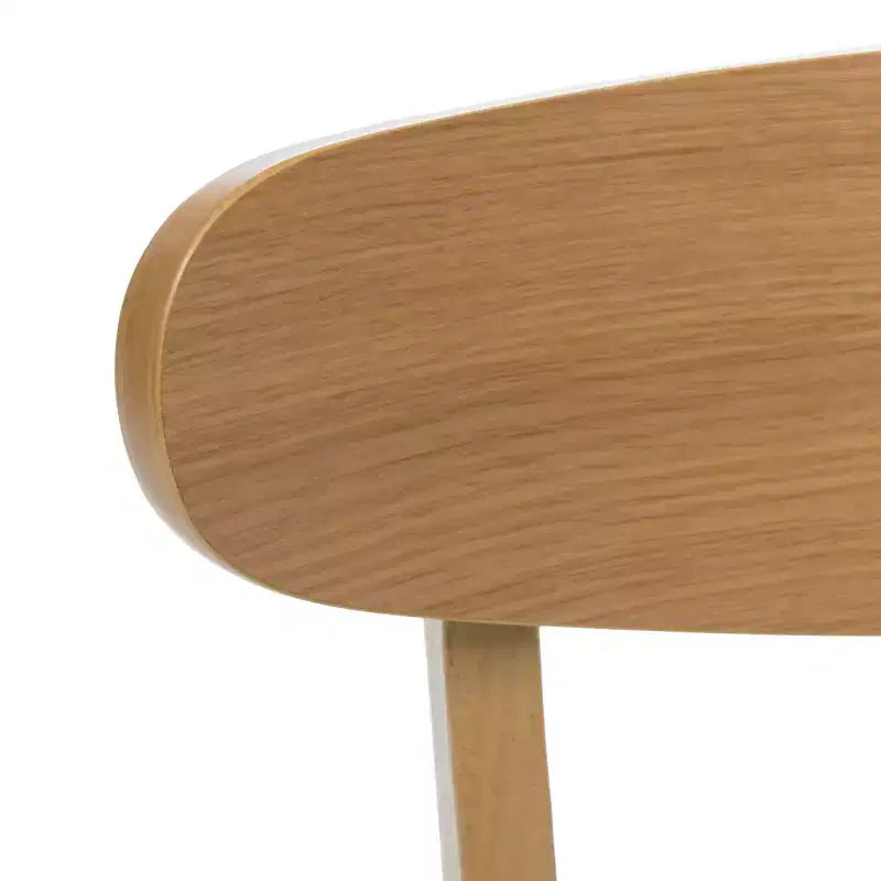 Sedie da pranzo Isador in tessuto imbottito con struttura in legno, stile moderno di metà secolo (Set di 2)