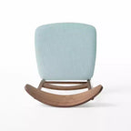 Sedie da pranzo Isador in tessuto imbottito con struttura in legno, stile moderno di metà secolo (Set di 2)
