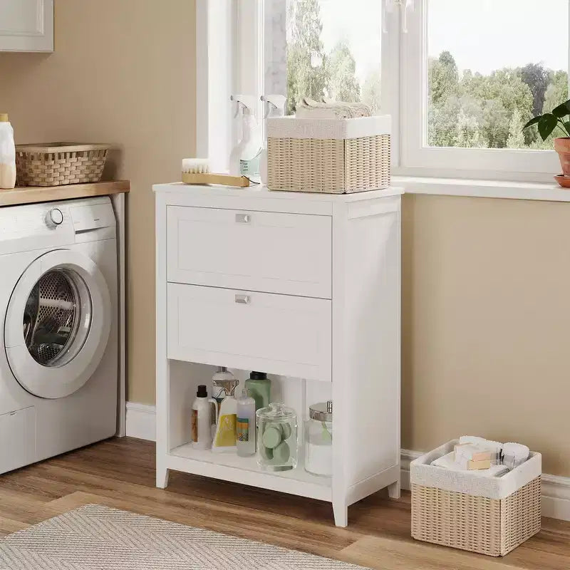 Armadio contenitore versatile con divisori, cesti e cassetti regolabili – Soluzione di organizzazione elegante