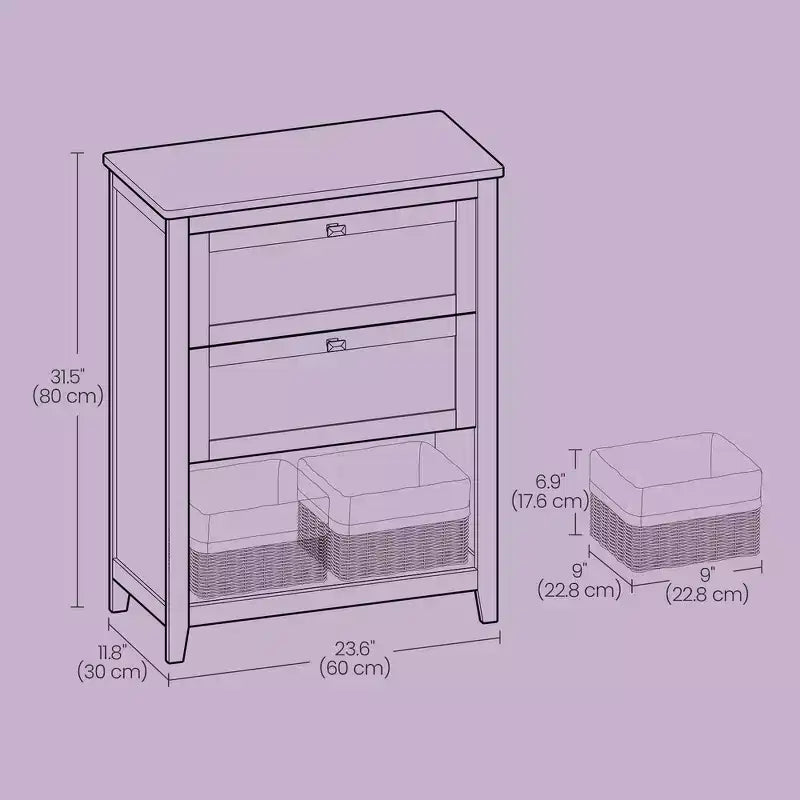 Armadio contenitore versatile con divisori, cesti e cassetti regolabili – Soluzione di organizzazione elegante