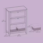 Armadio contenitore versatile con divisori, cesti e cassetti regolabili – Soluzione di organizzazione elegante