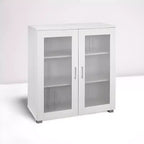 Mobile contenitore 2 ante, credenza a buffet, mobile contenitore da pavimento per cucina, sala da pranzo, soggiorno, ingresso