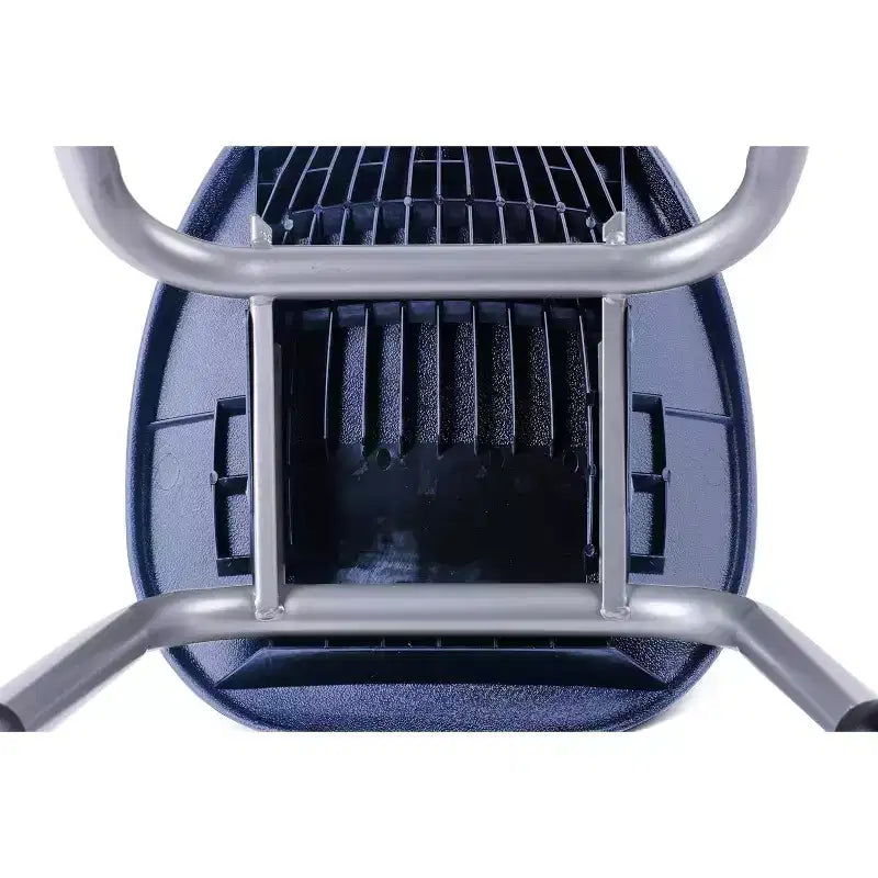 Tavolo e sedie per attività Set tavolo con bordo spruzzato nero 24x48 con gambe regolabili e 4 sedie blu da 12 pollici per aula
