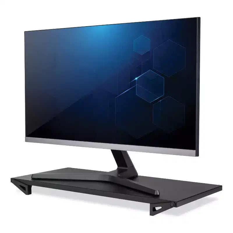 Supporto rialzo monitor, per monitor da 32", 24 x 11 x 2 - 3", nero, supporta 13,6 kg