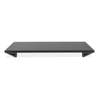 Supporto rialzo monitor, per monitor da 32", 24 x 11 x 2 - 3", nero, supporta 13,6 kg