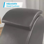 Chaise longue da yoga da 60 pollici con cuscino poggiatesta regolabile
