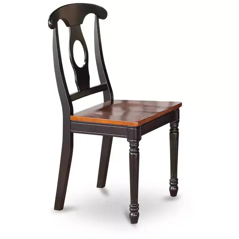 Sedia in stile costiero con seduta in legno