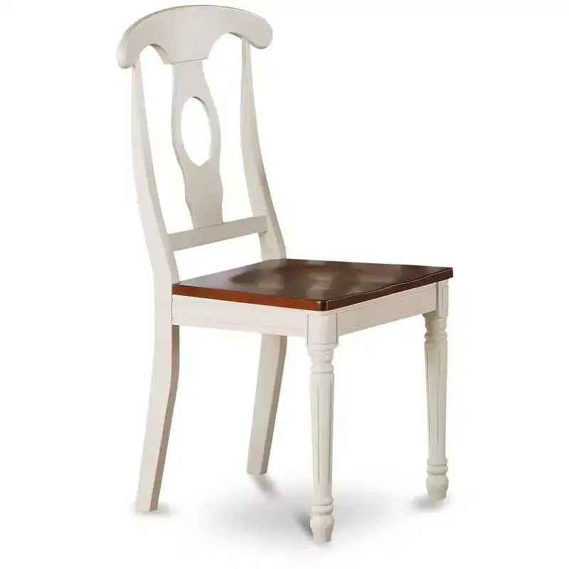 Sedia in stile costiero con seduta in legno