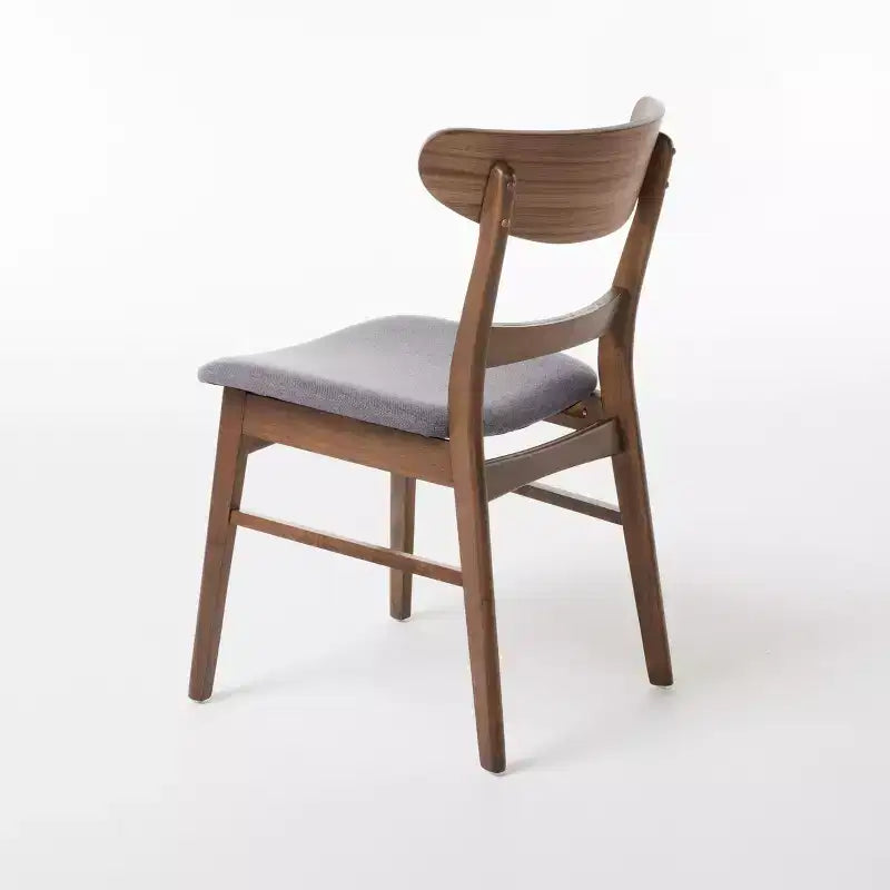 Set da pranzo da 7 pezzi Amesbury in legno e tessuto