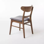 Set da pranzo da 7 pezzi Amesbury in legno e tessuto