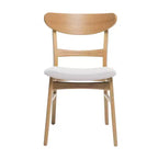 Set da pranzo da 7 pezzi Amesbury in legno e tessuto