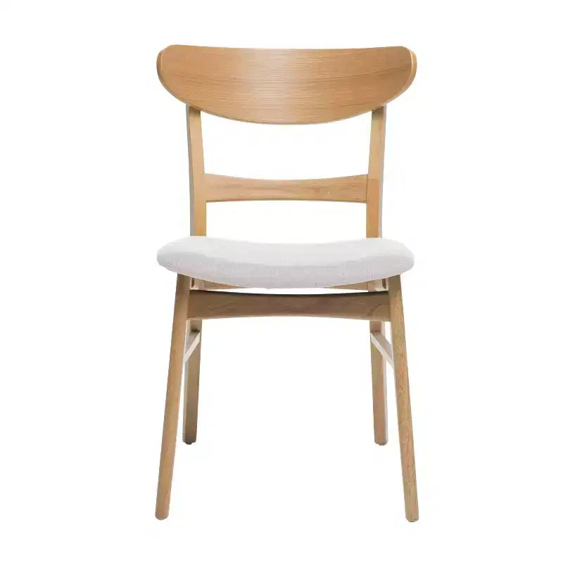 Set da pranzo da 7 pezzi Amesbury in legno e tessuto