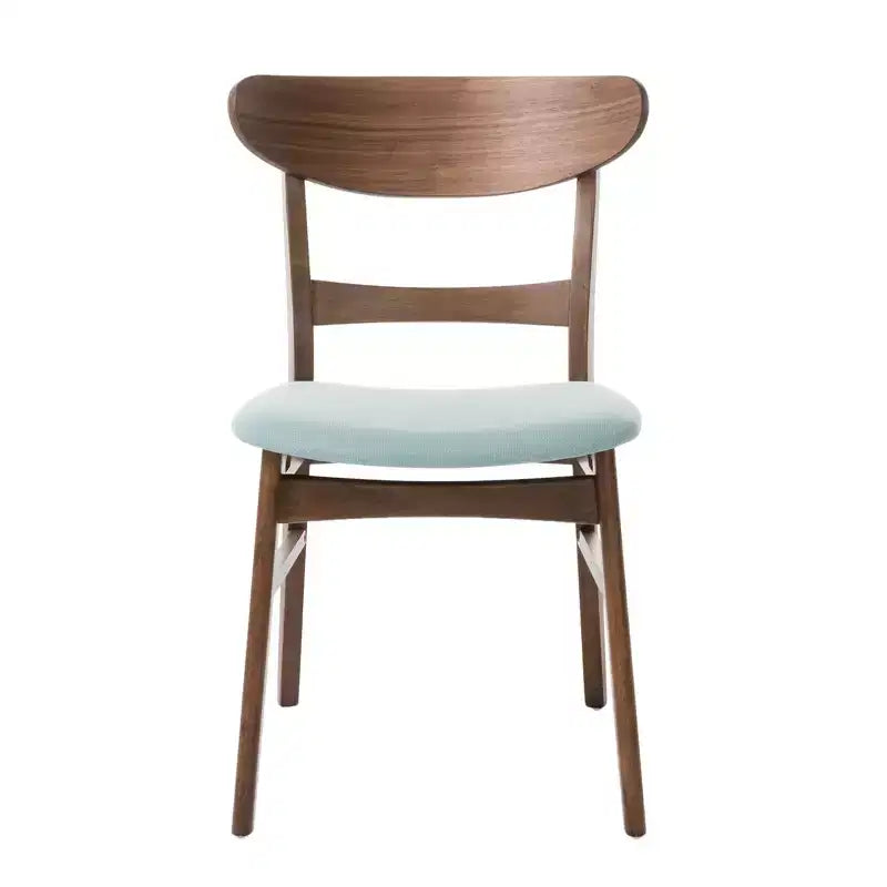 Set da pranzo da 7 pezzi Amesbury in legno e tessuto