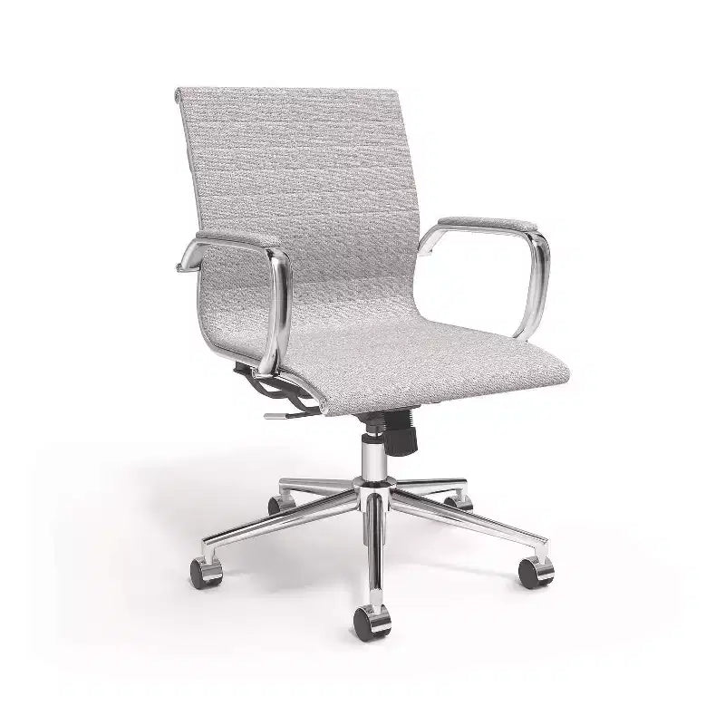 Alera Siskin Fabric Managers Chair - Gray/Silver