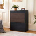 Scarpiera angolare estensibile e girevole, mobile contenitore da 82,5 cm a 149,3 cm con cassetto per ingresso corridoio