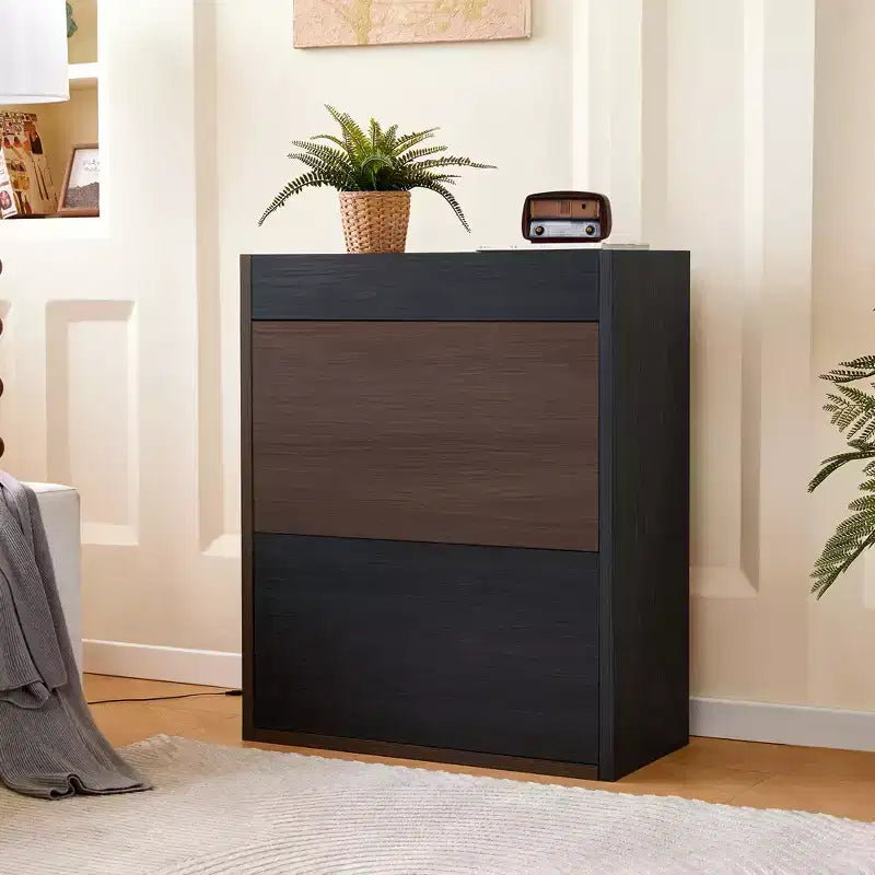 Scarpiera angolare estensibile e girevole, mobile contenitore da 82,5 cm a 149,3 cm con cassetto per ingresso corridoio