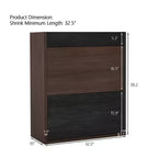 Scarpiera angolare estensibile e girevole, mobile contenitore da 82,5 cm a 149,3 cm con cassetto per ingresso corridoio