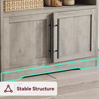 Scaffale da Panettiere Rustico, Supporto per Microonde con Armadietto, Dispensa da Cucina, Mobile Bar per Caffè da Cucina per Spezie, Piatti e Pentole