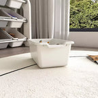 Organizer per Giocattoli per Bambini con 12 Cesti, Set di Mobili Multifunzionali per la Cameretta con Ripiani in HDPE (Grigio-Bianco)
