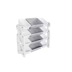 Organizer per Giocattoli per Bambini con 12 Cesti, Set di Mobili Multifunzionali per la Cameretta con Ripiani in HDPE (Grigio-Bianco)