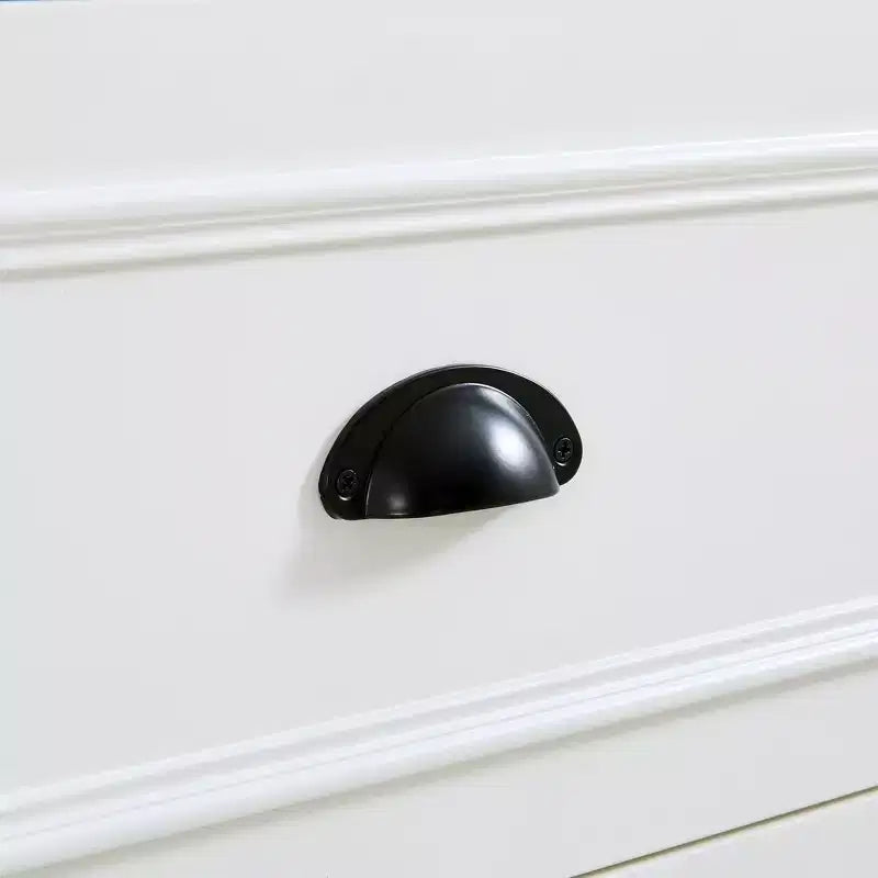 Dispensa da Cucina Autoportante Alta 180 cm, Grande Credenza con Armadietto per la Sala da Pranzo, con 4 Ante Pieghevoli, Ripiani e Portabottiglie