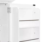Dispensa da cucina indipendente alta 183 cm, grande armadio da sala da pranzo con ante e ripiani regolabili