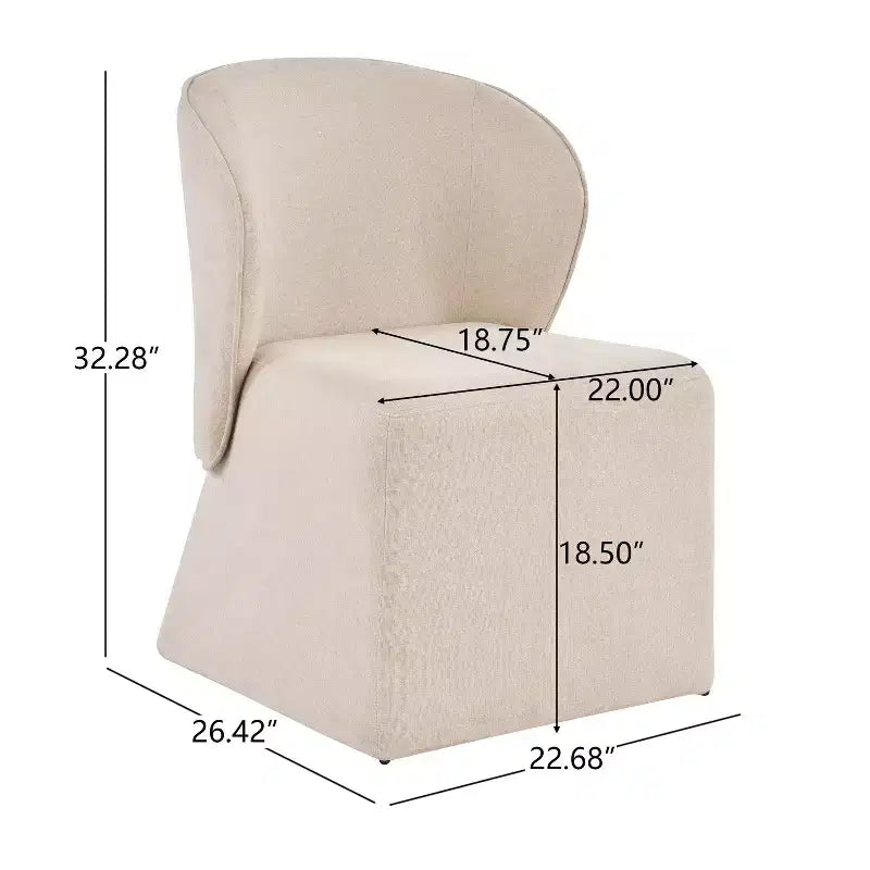 Set da pranzo Yutthana Modern 7 pezzi in legno e metallo con sedie imbottite