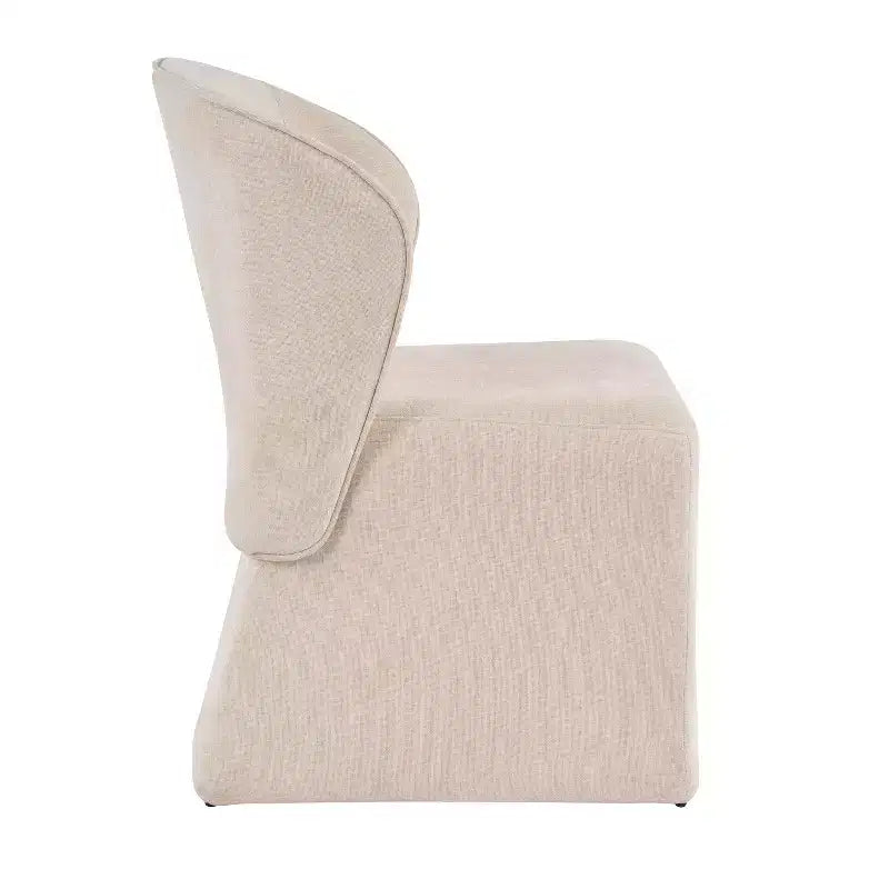 Set da pranzo Yutthana Modern 7 pezzi in legno e metallo con sedie imbottite