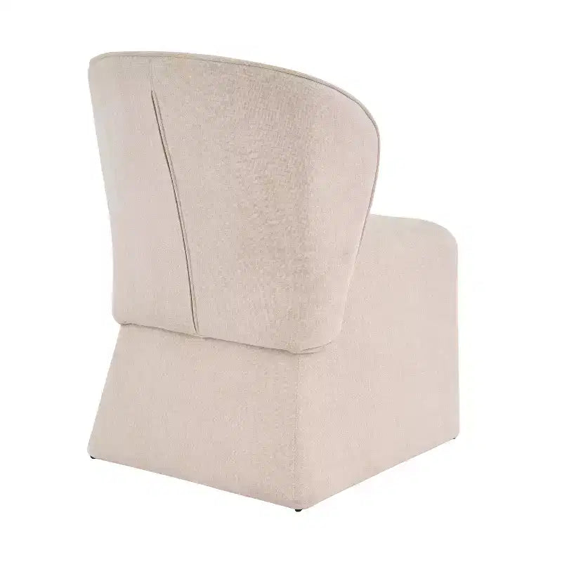 Set da pranzo Yutthana Modern 7 pezzi in legno e metallo con sedie imbottite