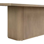 Set da pranzo Yutthana Modern 7 pezzi in legno e metallo con sedie imbottite