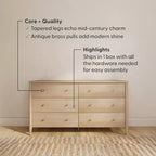 Harbor 6 Drawer Dresser
