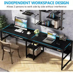 Tribesigns 78.7 Two Person Desk