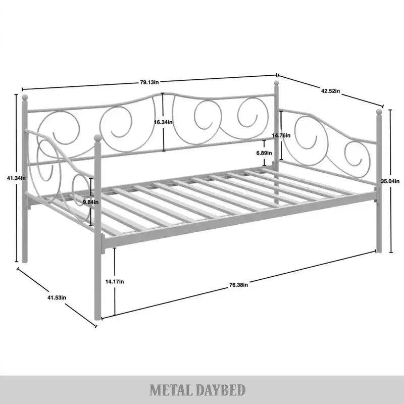 ChaletPosh Metal Daybed