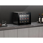 12- Bottle Wine Cooler Refrigerator,Mini Wine Cellars(54-66ﾂｰF),Countertop Wine Cooler with Digital Temperature Control