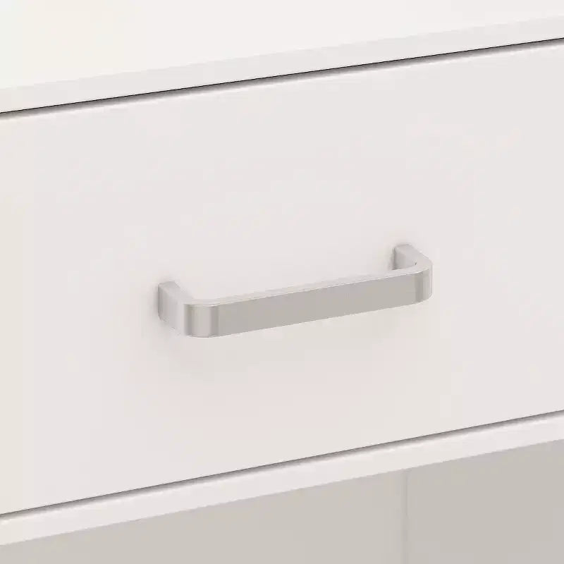 Famapy L-shaped Reception Desk Multifunctional Welcome Desk Workstation