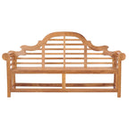 Chic Teak Lutyens Teak Wood Outdoor Garden & Patio Triple Bench